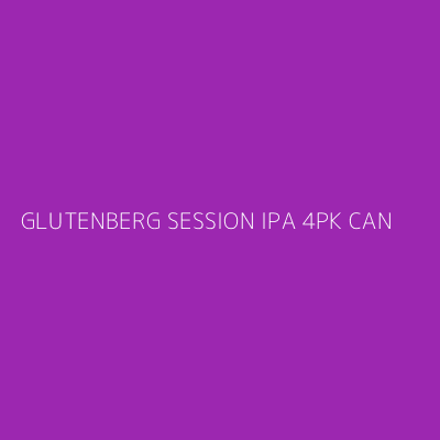 Product GLUTENBERG SESSION IPA 4PK CAN