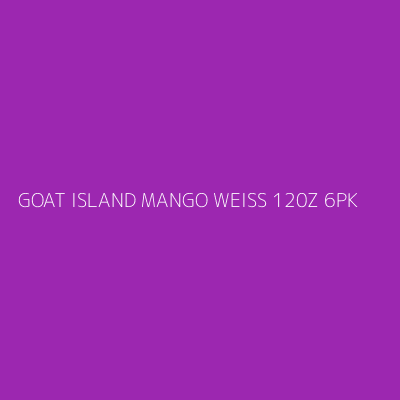 Product GOAT ISLAND MANGO WEISS 120Z 6PK