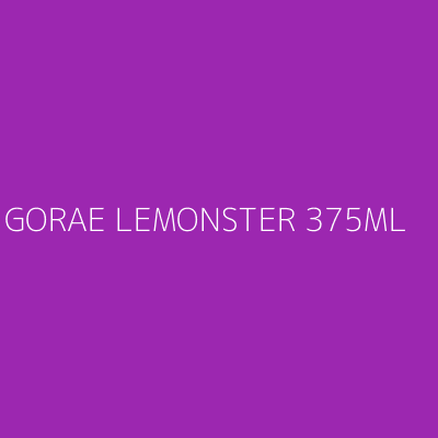 Product GORAE LEMONSTER 375ML