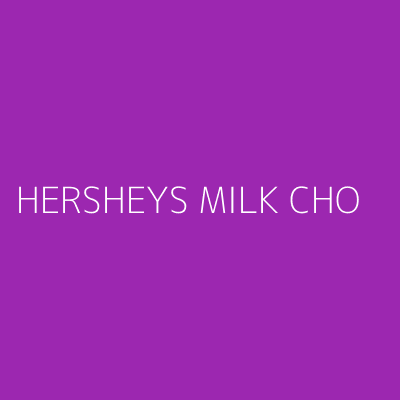 Product HERSHEYS MILK CHO