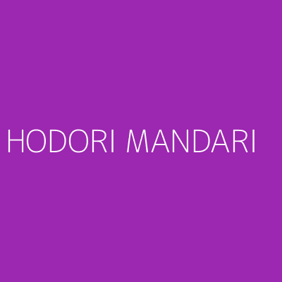 Product HODORI MANDARI