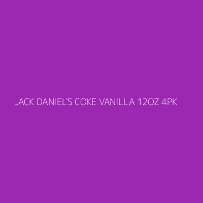 Product JACK DANIEL'S COKE VANILLA 12OZ 4PK