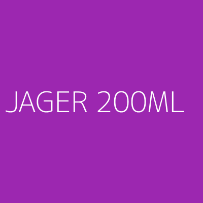 Product JAGER 200ML