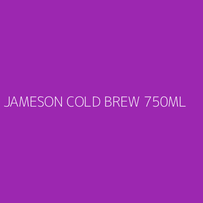 Product JAMESON COLD BREW 750ML