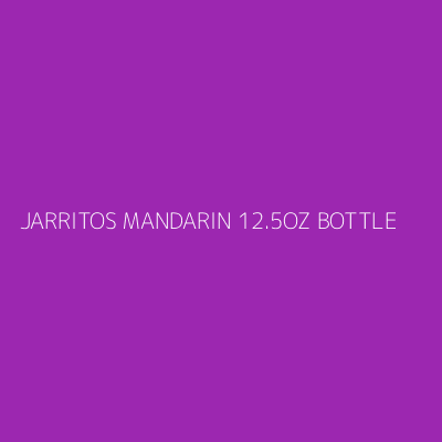 Product JARRITOS MANDARIN 12.5OZ BOTTLE