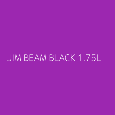 Product JIM BEAM BLACK 1.75L