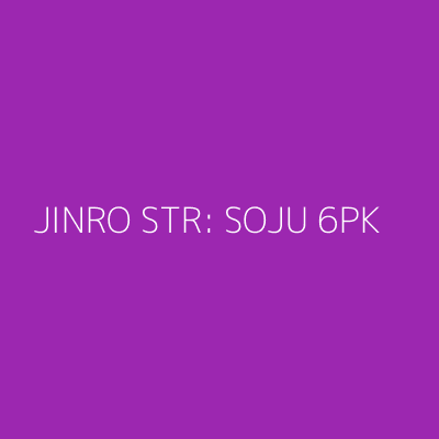 Product JINRO STR: SOJU 6PK