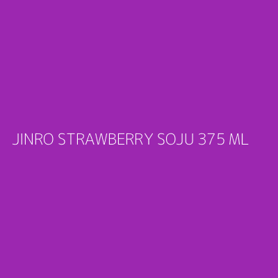 Product JINRO STRAWBERRY SOJU 375 ML