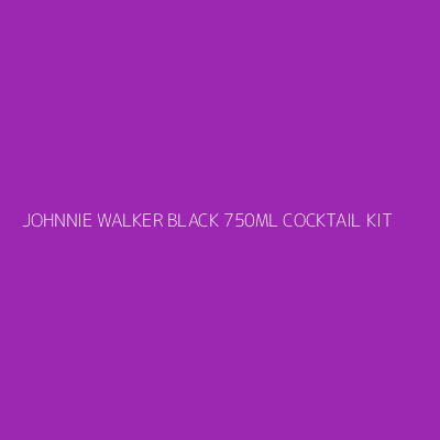 Product JOHNNIE WALKER BLACK 750ML COCKTAIL KIT
