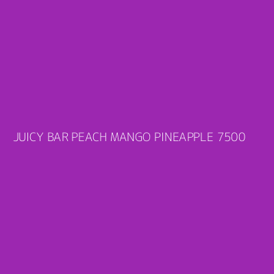 Product JUICY BAR PEACH MANGO PINEAPPLE 7500