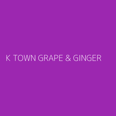 Product K TOWN GRAPE & GINGER 