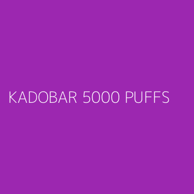 Product KADOBAR 5000 PUFFS 