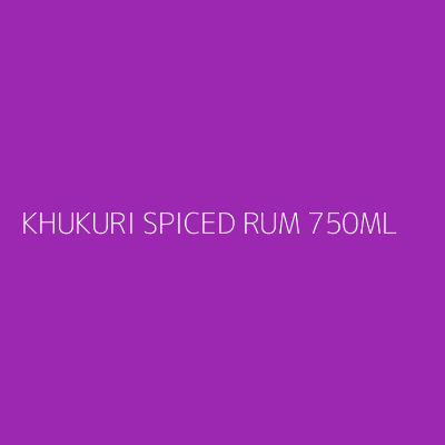 Product KHUKURI SPICED RUM 750ML