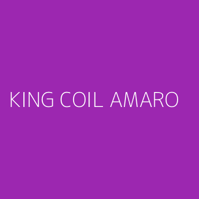 Product KING COIL AMARO