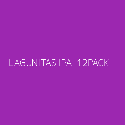 Product LAGUNITAS IPA  12PACK