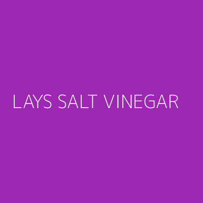 Product LAYS SALT VINEGAR