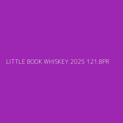 Product LITTLE BOOK WHISKEY 2025 121.8PR