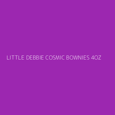 Product LITTLE DEBBIE COSMIC BOWNIES 4OZ
