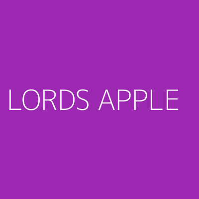 Product LORDS APPLE