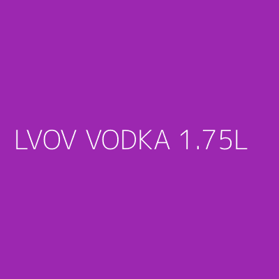 Product LVOV VODKA 1.75L