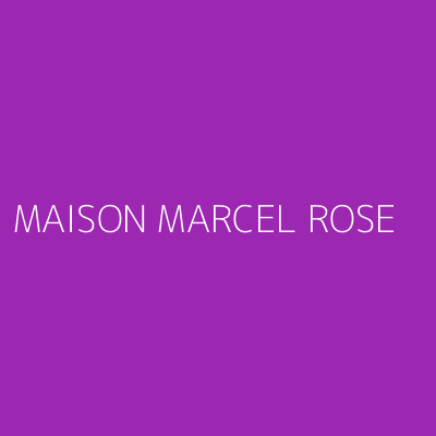 Product MAISON MARCEL ROSE