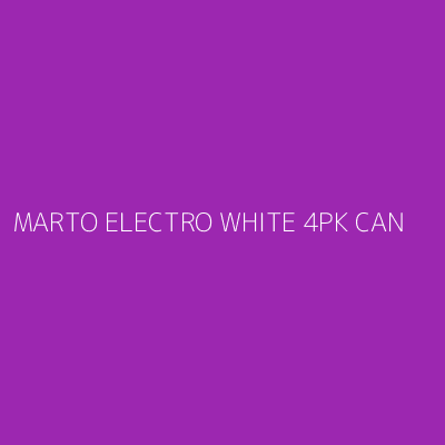 Product MARTO ELECTRO WHITE 4PK CAN