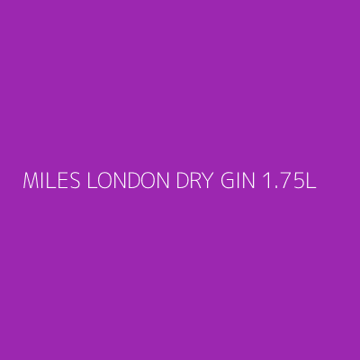 Product MILES LONDON DRY GIN 1.75L