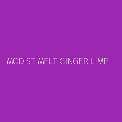 Product MODIST MELT GINGER LIME