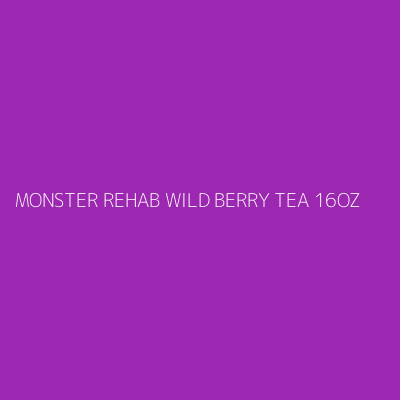 Product MONSTER REHAB WILD BERRY TEA 16OZ