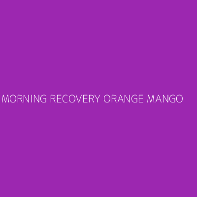 Product MORNING RECOVERY ORANGE MANGO