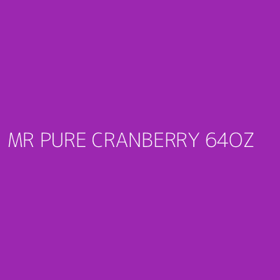 Product MR PURE CRANBERRY 64OZ