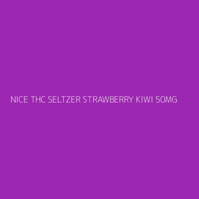 Product NICE THC SELTZER STRAWBERRY KIWI 50MG