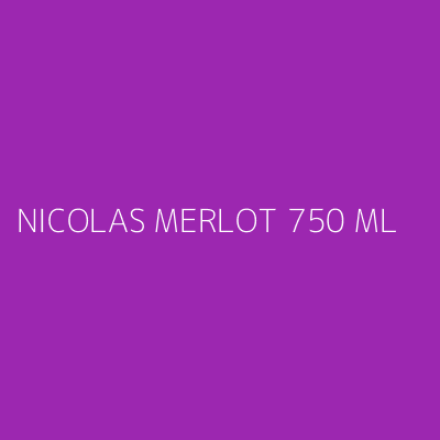 Product NICOLAS MERLOT 750 ML