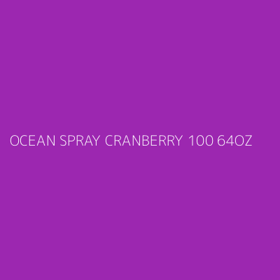 Product OCEAN SPRAY CRANBERRY 100 64OZ