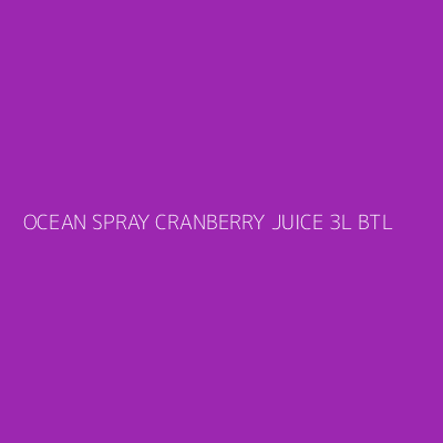 Product OCEAN SPRAY CRANBERRY JUICE 3L BTL