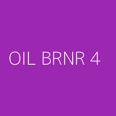 Product OIL BRNR 4