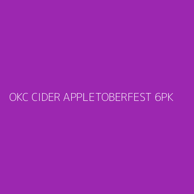 Product OKC CIDER APPLETOBERFEST 6PK