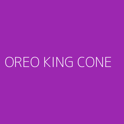 Product OREO KING CONE