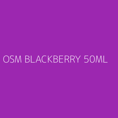 Product OSM BLACKBERRY 50ML
