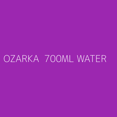 Product OZARKA  700ML WATER