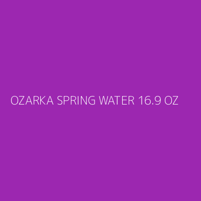 Product OZARKA SPRING WATER 16.9 OZ