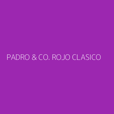 Product PADRO & CO. ROJO CLASICO