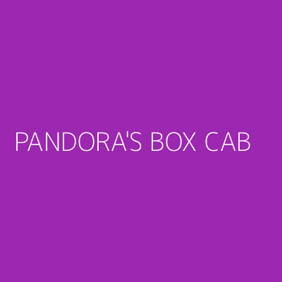 Product PANDORA'S BOX CAB
