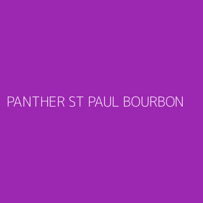 Product PANTHER ST PAUL BOURBON