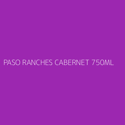 Product PASO RANCHES CABERNET 750ML