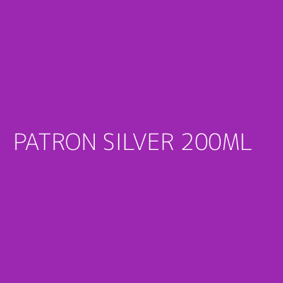 Product PATRON SILVER 200ML