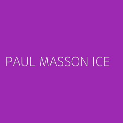 Product PAUL MASSON ICE