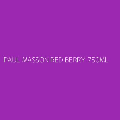 Product PAUL MASSON RED BERRY 750ML