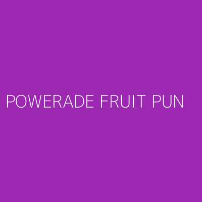 Product POWERADE FRUIT PUN