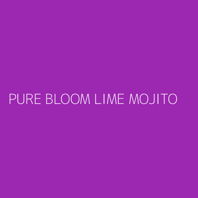 Product PURE BLOOM LIME MOJITO